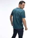 Oversize-T-Shirt mit Stone-Wash-Muster