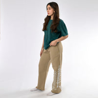 Oversize-T-Shirt mit Stone-Wash-Muster