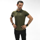 Poloshirt mit Waffelmuster