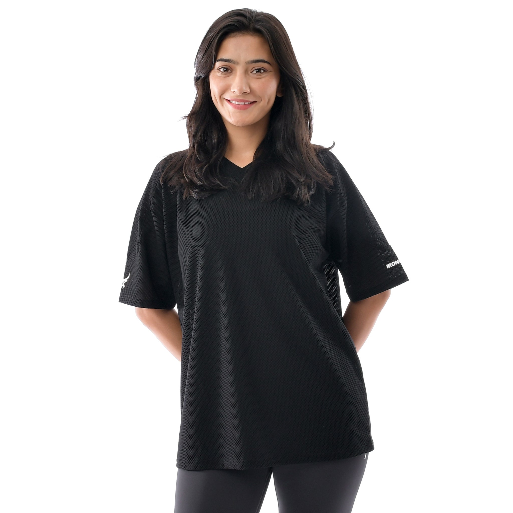 Gold Standard Mesh Oversized Tee women's - IRONGEAR Fitness