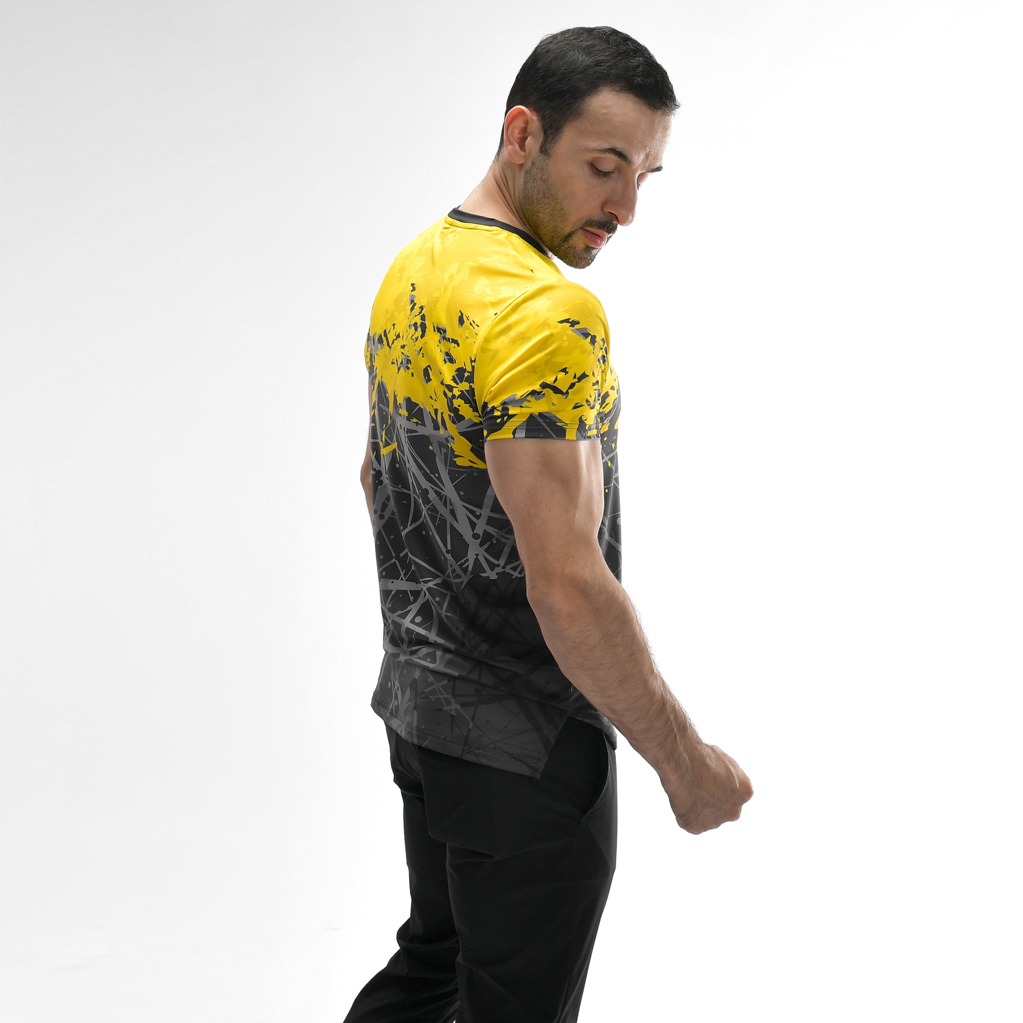 Stone Wash Langarm-T-Shirt