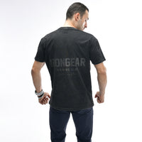 Oversize-T-Shirt mit Stone-Wash-Muster