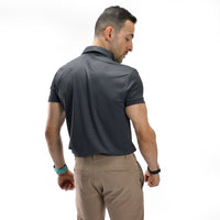 Poloshirt mit Waffelmuster