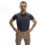Poloshirt mit Waffelmuster