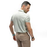 Poloshirt mit Waffelmuster