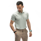 Poloshirt mit Waffelmuster