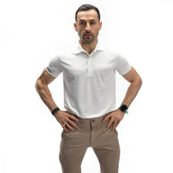 Poloshirt mit Waffelmuster