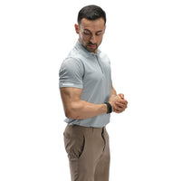 Poloshirt mit Waffelmuster