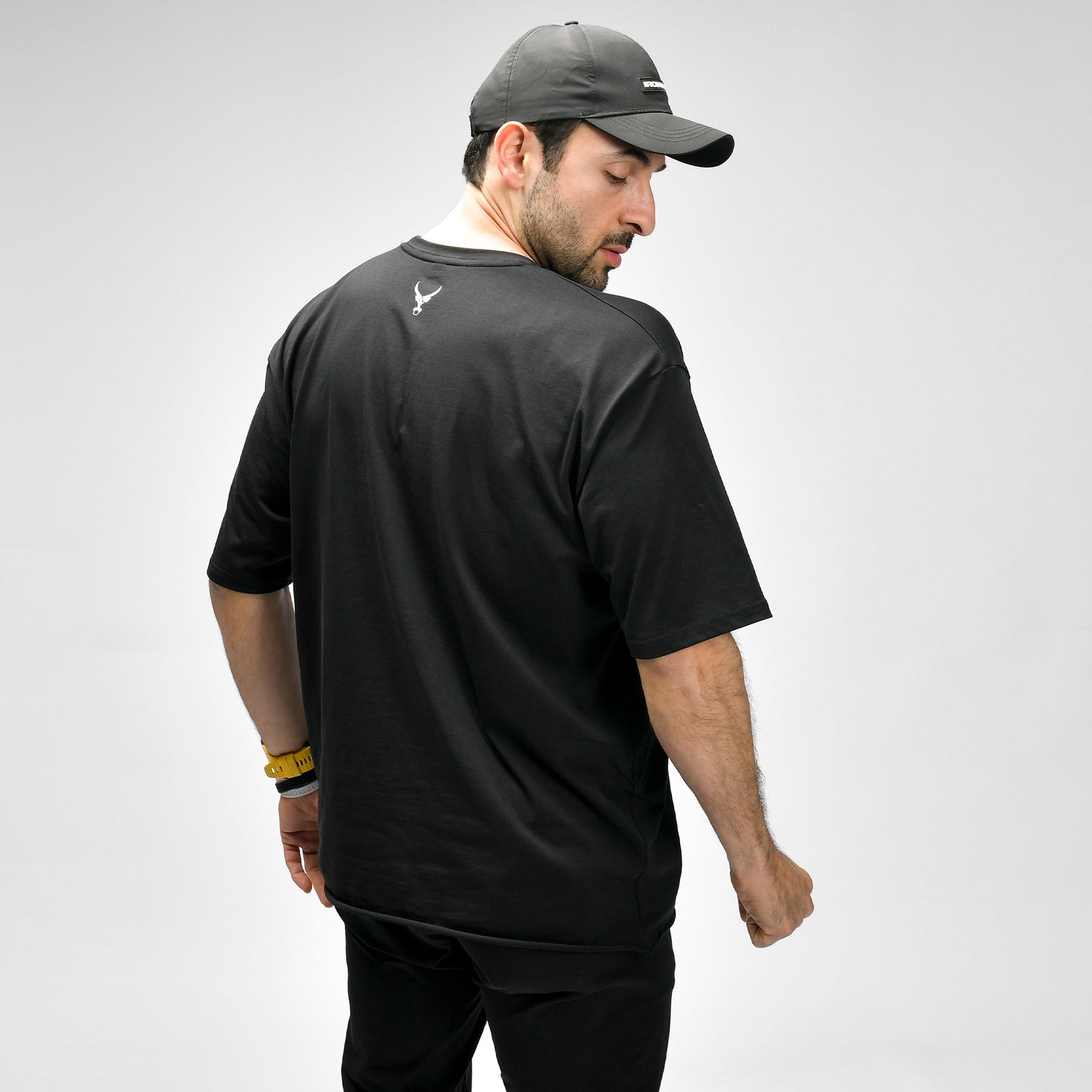 Raw Script Oversize Tee