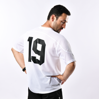 Maglietta oversize in rete Gold Standard