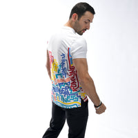 Stone Wash Langarm-T-Shirt