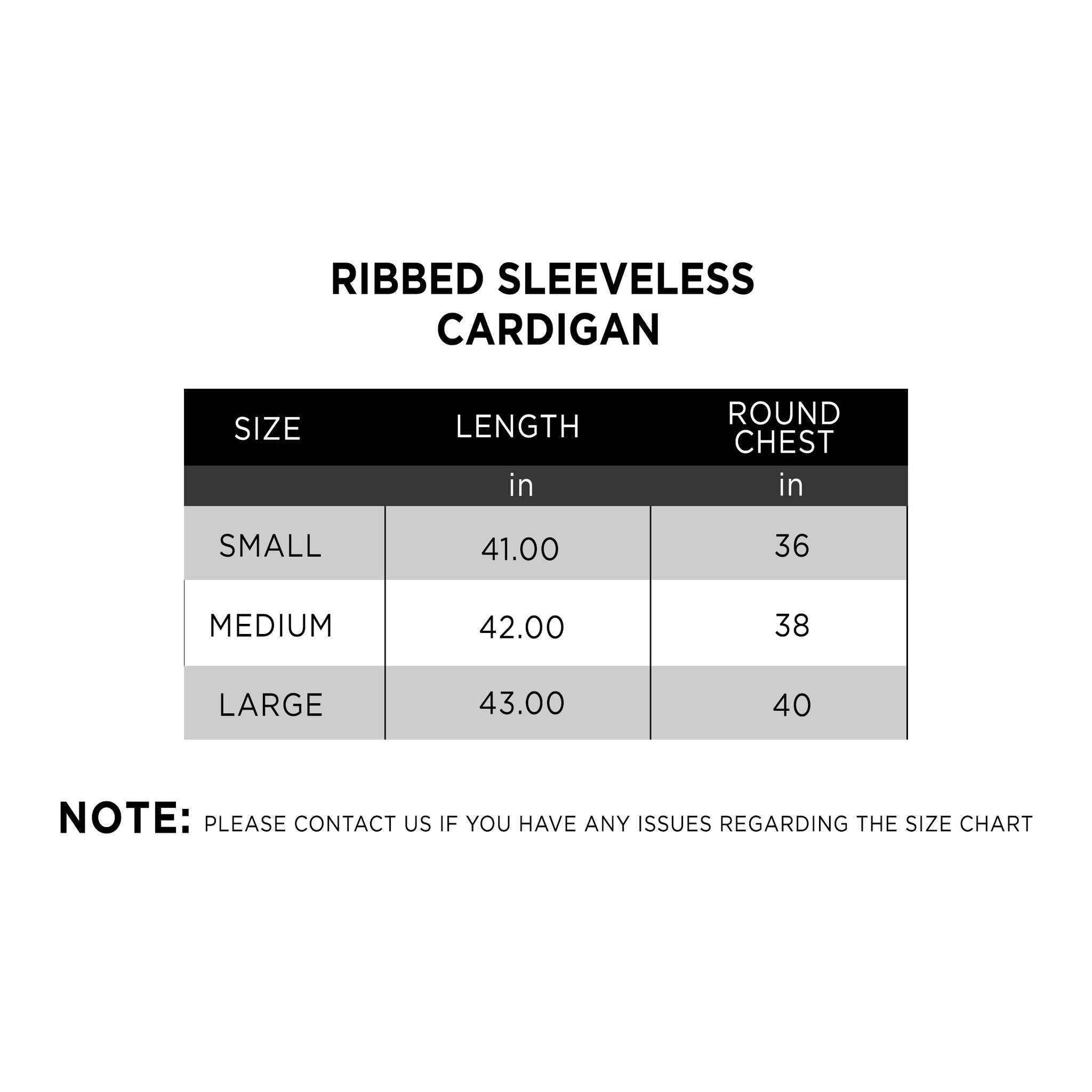 Gerippter ärmelloser Cardigan