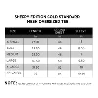 SHERRY Edition Gold Standard Mesh Oversize-T-Shirt