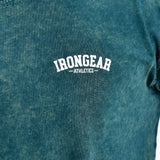 Stone Wash Langarm-T-Shirt