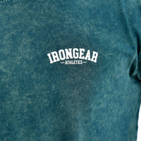 Stone Wash Langarm-T-Shirt