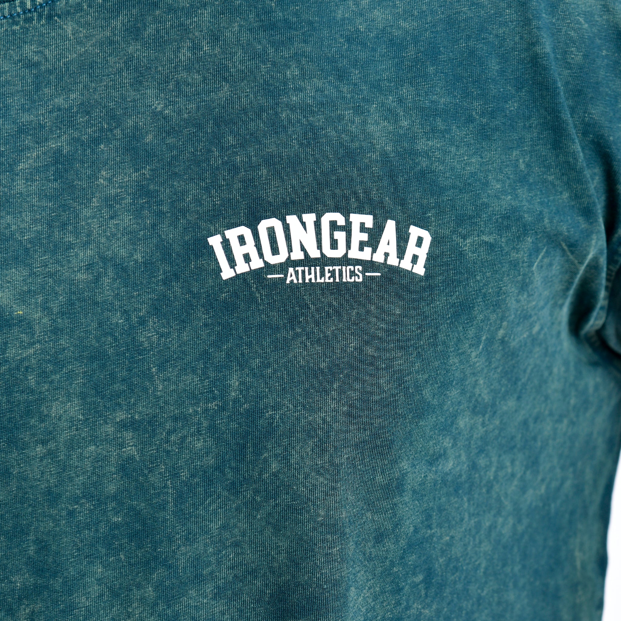 Stone Wash Langarm-T-Shirt