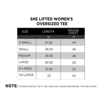 She Lifted Damen Oversized T-Shirt