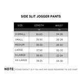 Side Slit jogger pants