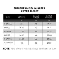 Supreme Unisex Quarter Zipper Jacke