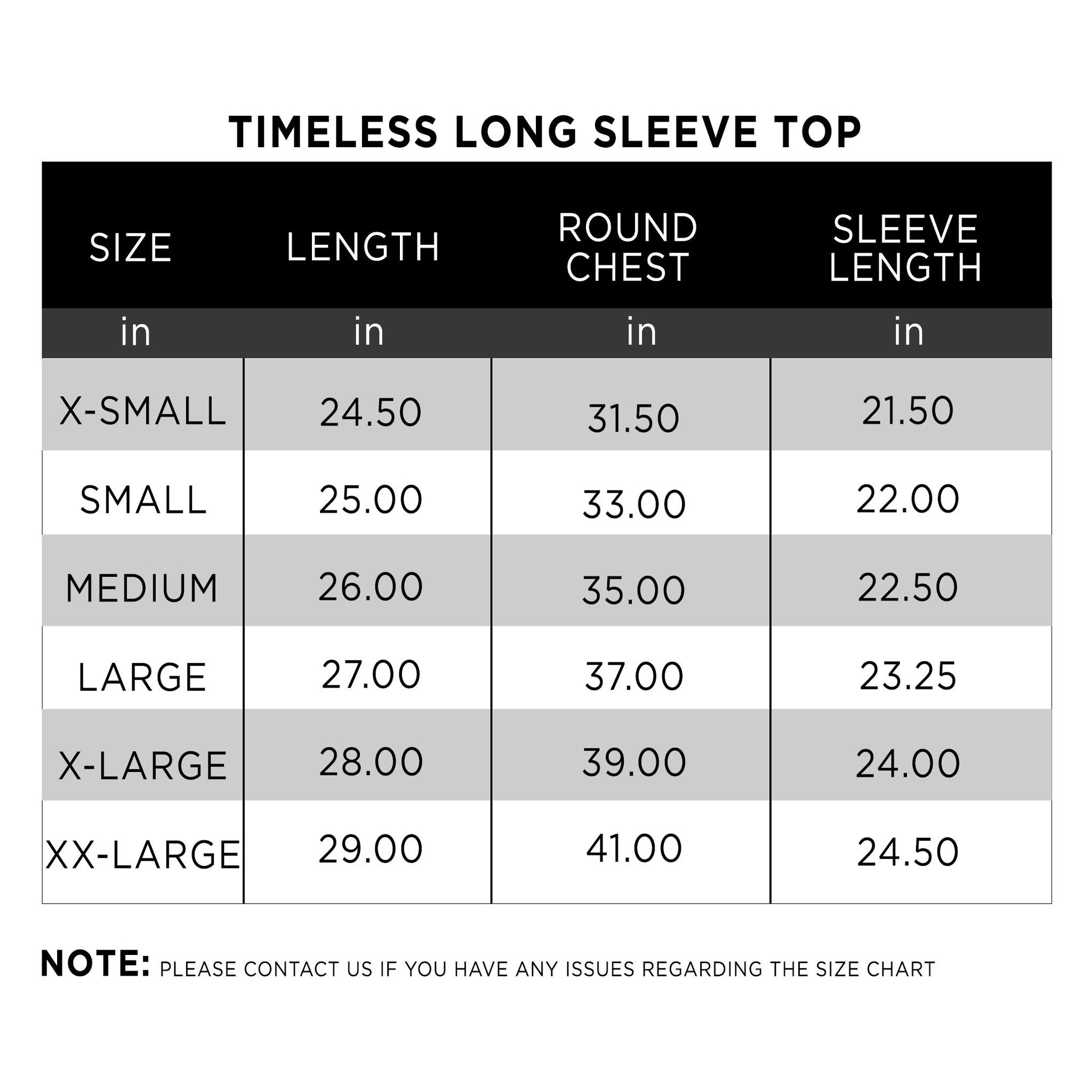 Top a maniche lunghe senza tempo