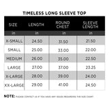 Zeitloses Langarm-Top