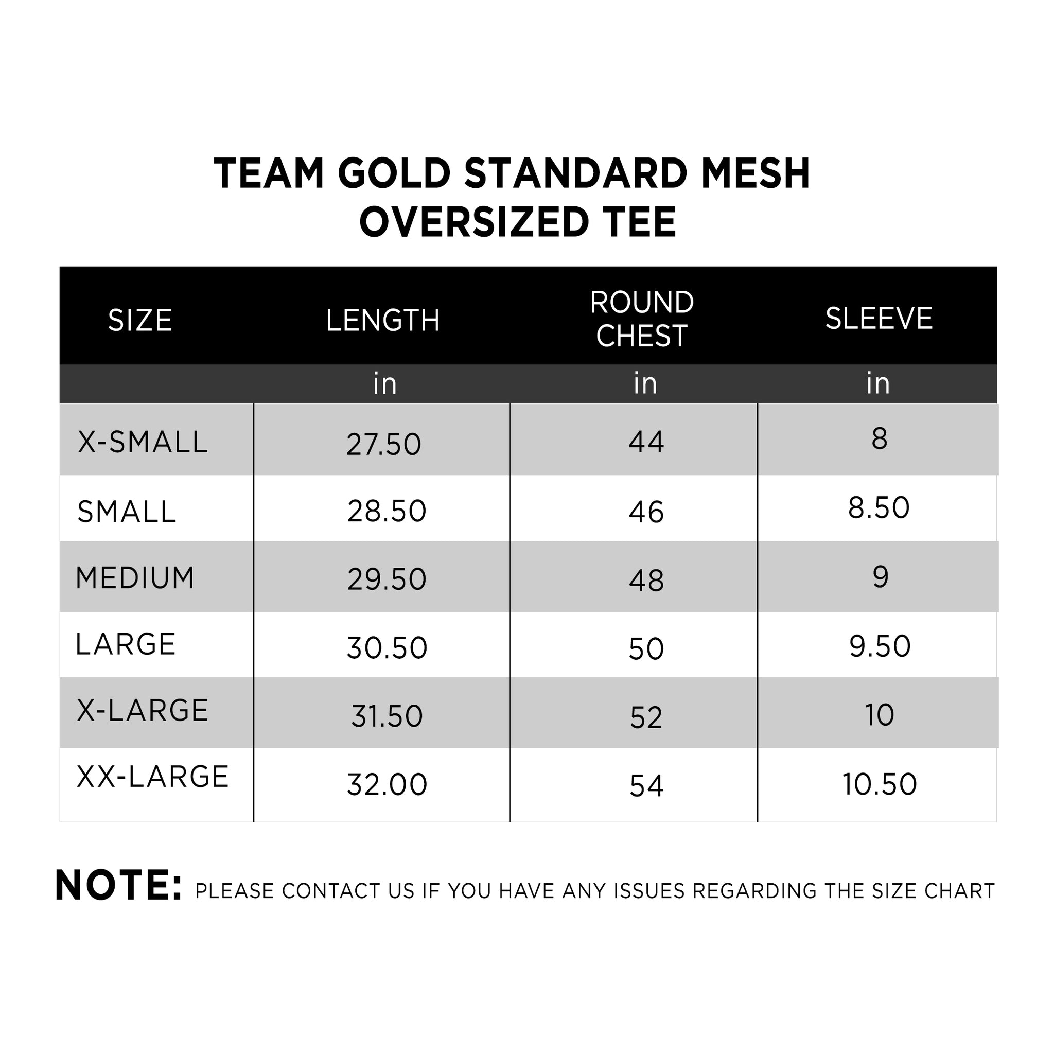 Team Gold Standard Mesh Oversize-T-Shirt