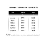 Leggings a compressione da allenamento 7/8
