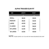 Alpha Trouser Slim Fit - IRONGEAR Fitness