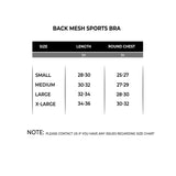 Back Mesh Sports Bra