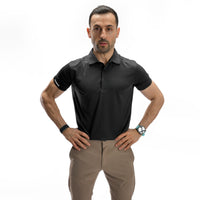 Poloshirt mit Waffelmuster