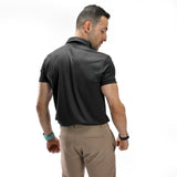 Poloshirt mit Waffelmuster