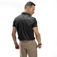 Poloshirt mit Waffelmuster