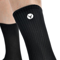 Daily Stride Ribbed Comfort Crew Socks 2 Pack - IRONGEAR Fitness