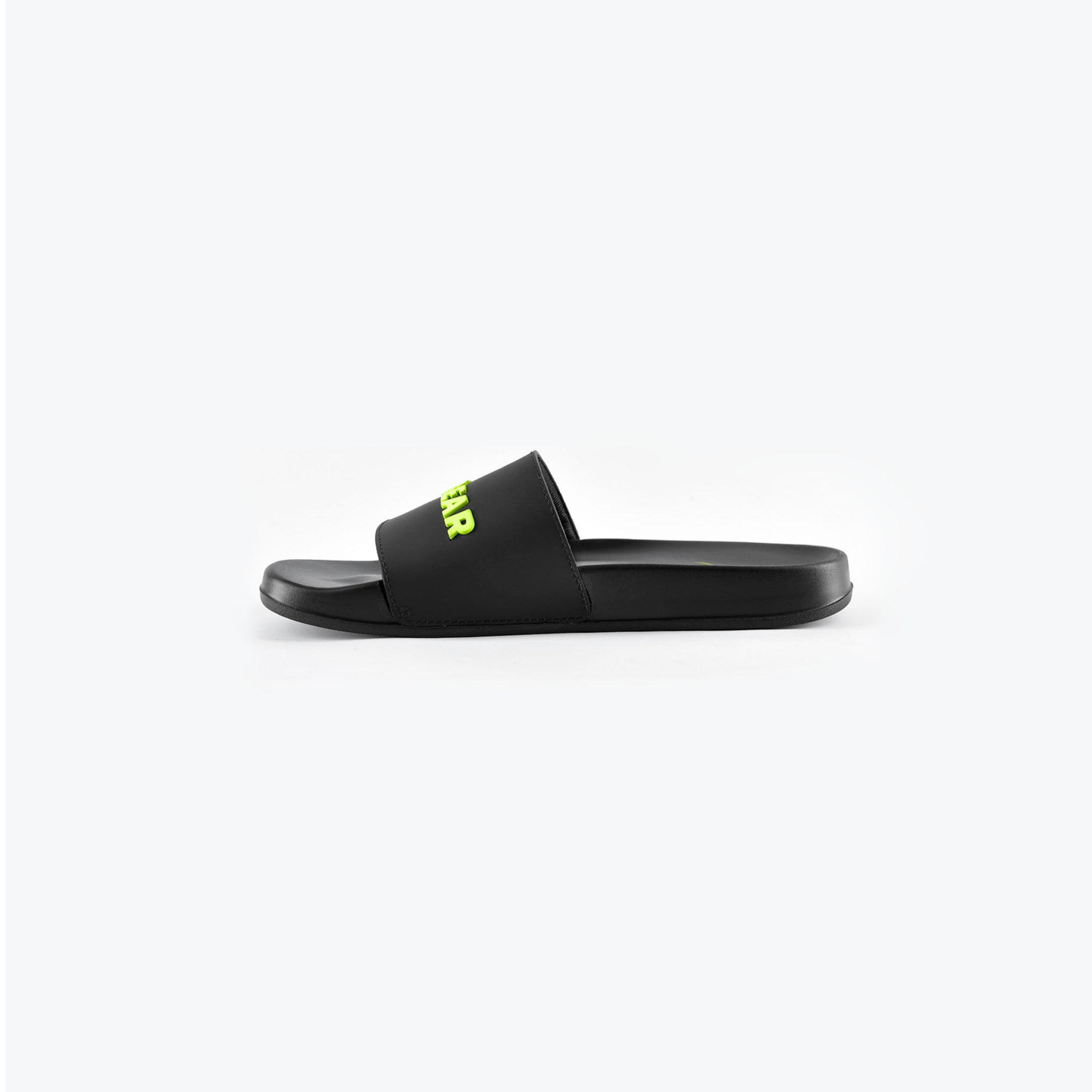 Unisex Signature Slides Schwarz/Neon