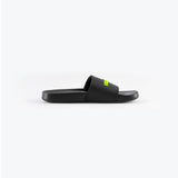 Unisex Signature Slides Schwarz/Neon