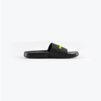 Unisex Signature Slides Schwarz/Neon