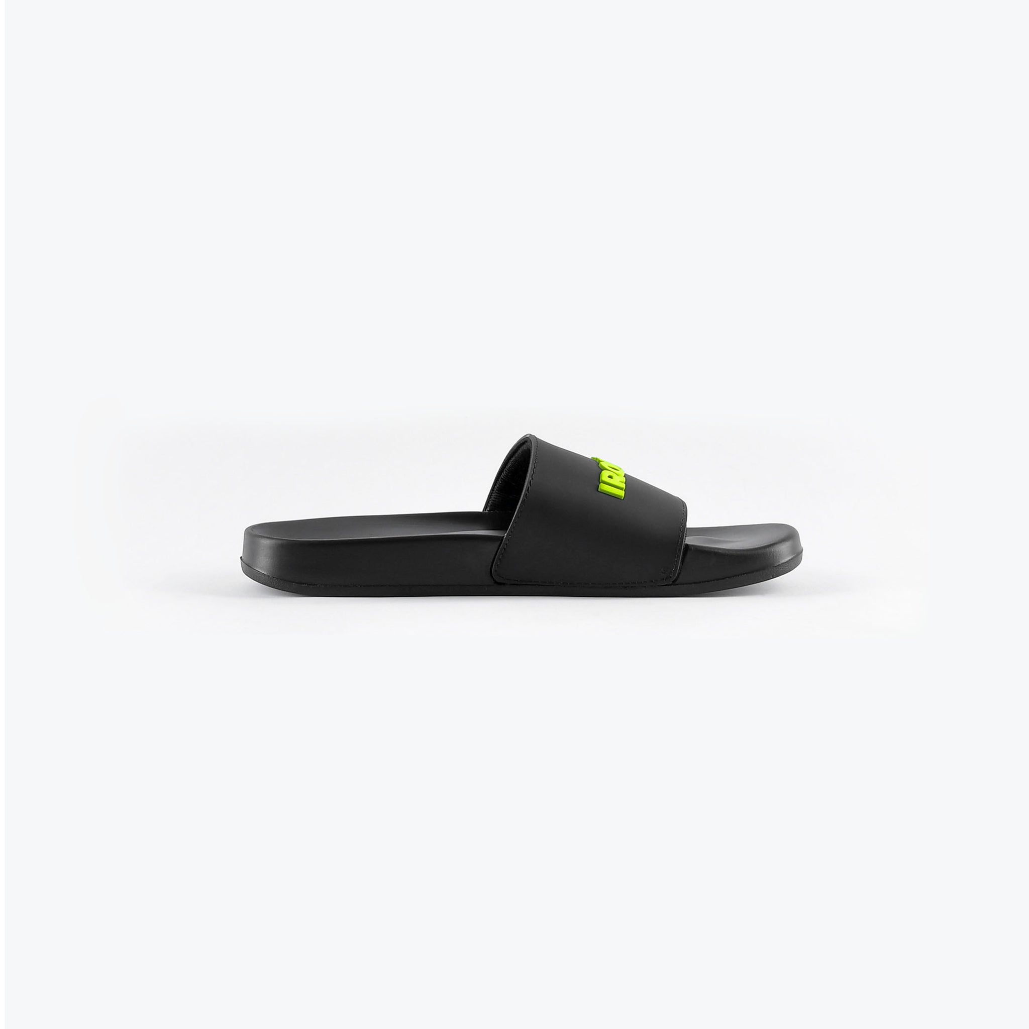 Unisex Signature Slides Schwarz/Neon