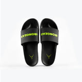 Unisex Signature Slides Schwarz/Neon