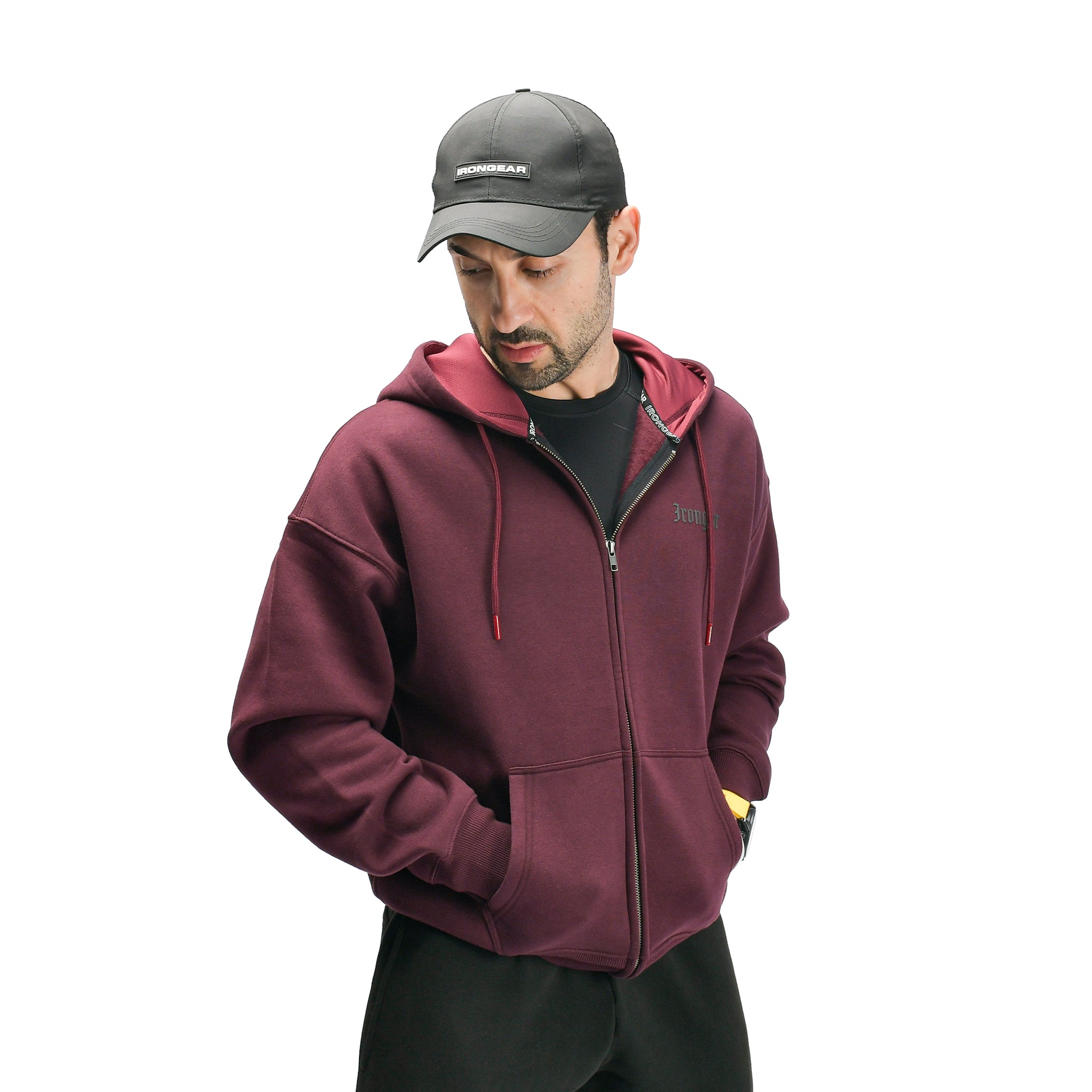 Felpa con cappuccio unisex realizzata in Pakistan