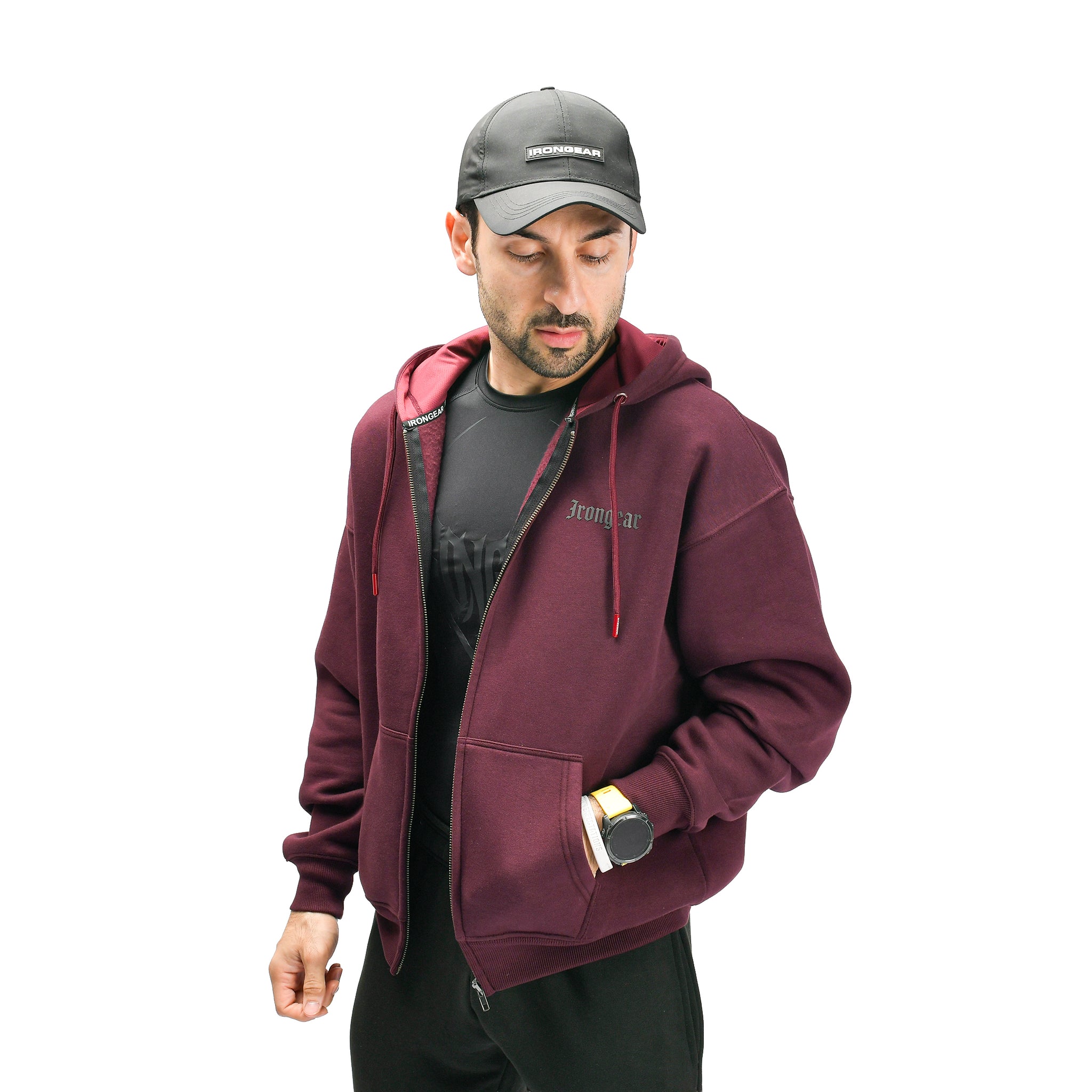 Felpa con cappuccio unisex realizzata in Pakistan