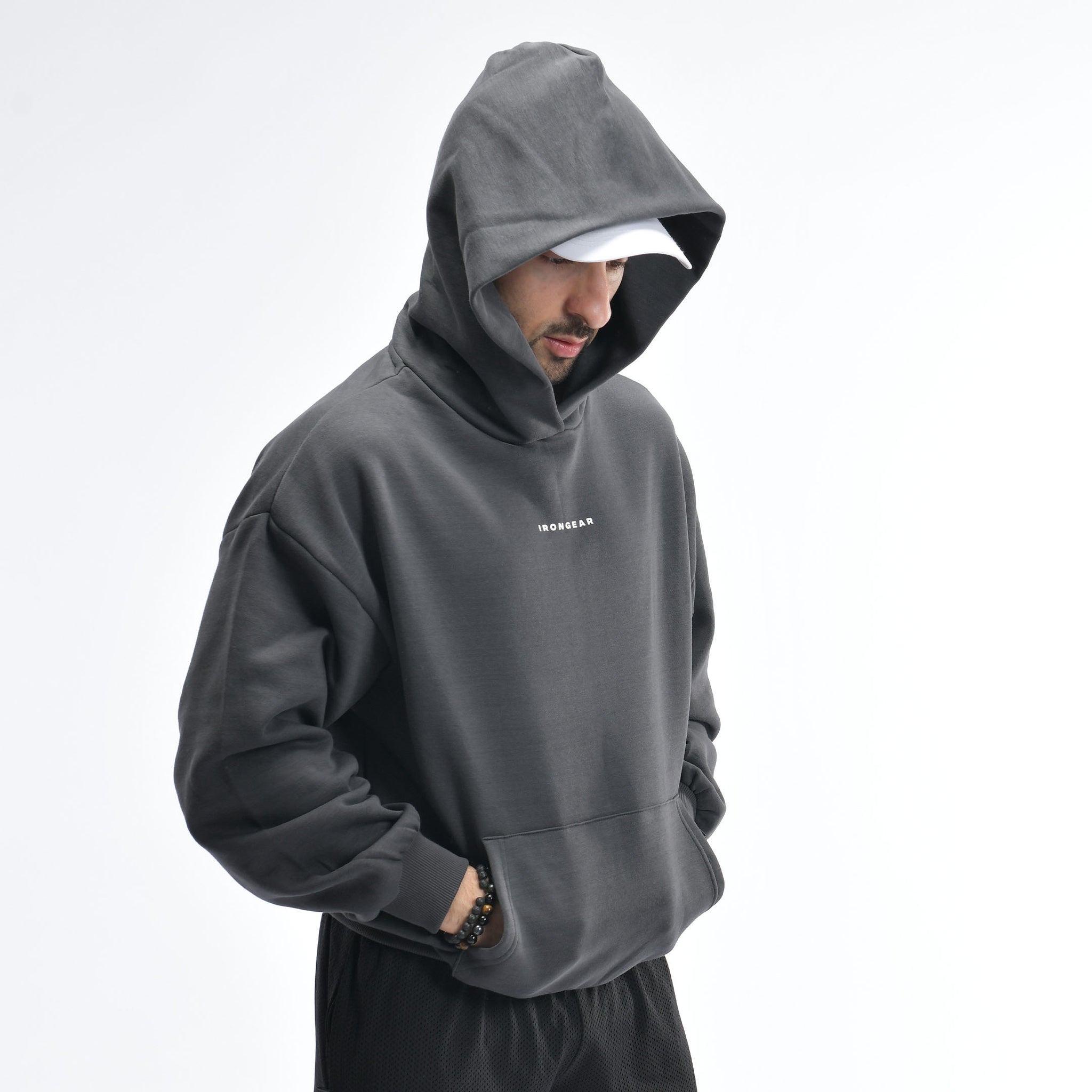 Felpa con cappuccio oversize classica unisex