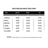 Pantaloni da yoga a vita alta