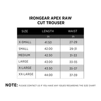 IRONGEAR Apex Raw Cut Trouser