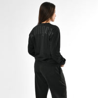 Stone Wash Langarm-T-Shirt