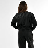 Stone Wash Langarm-T-Shirt