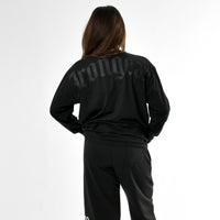 Stone Wash Langarm-T-Shirt