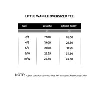 Little Waffle Oversized Tee