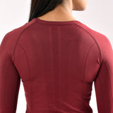 Magliette a compressione da donna a manica lunga