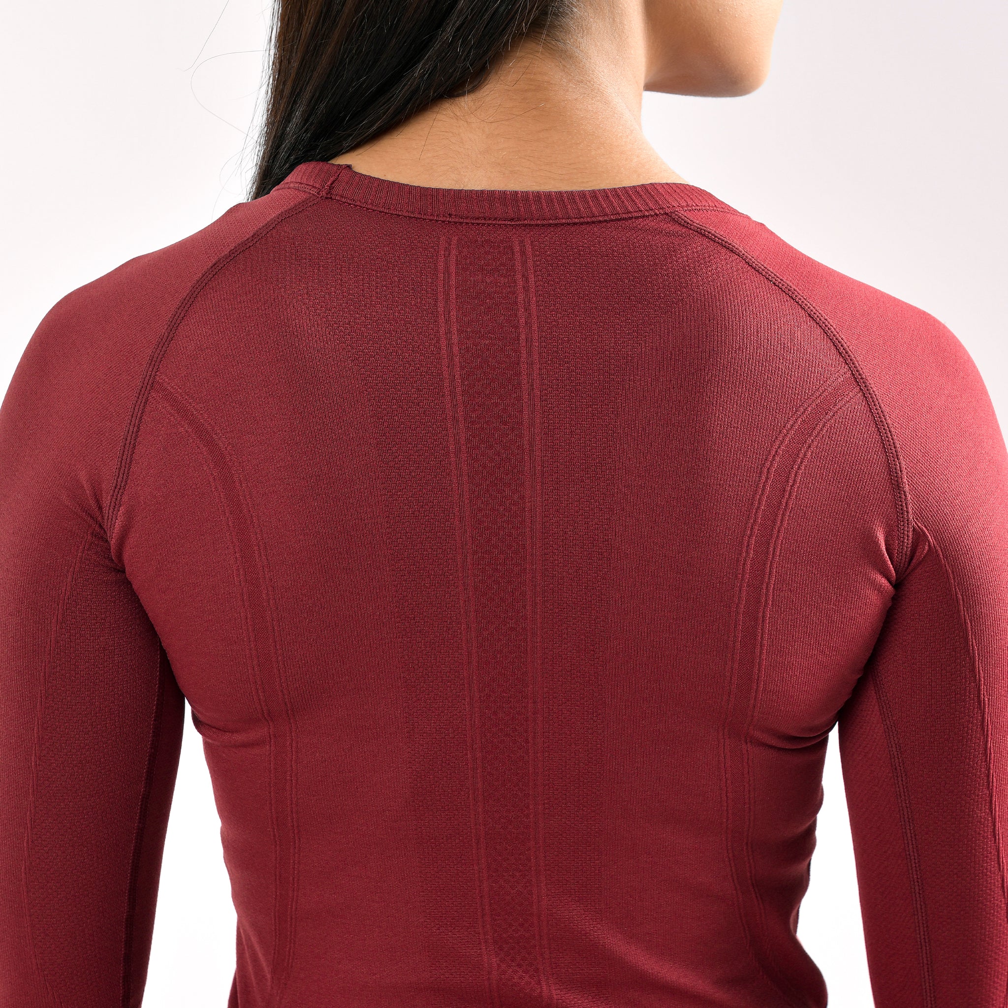 Magliette a compressione da donna a manica lunga