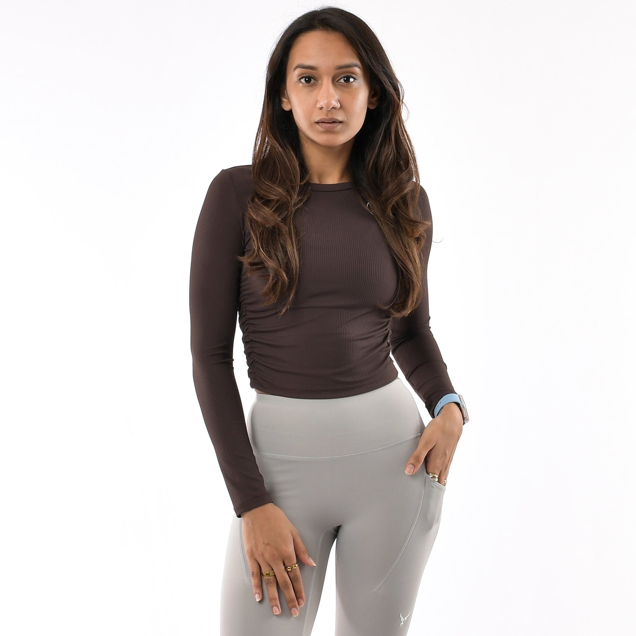 Sculpt Ribbed Crop